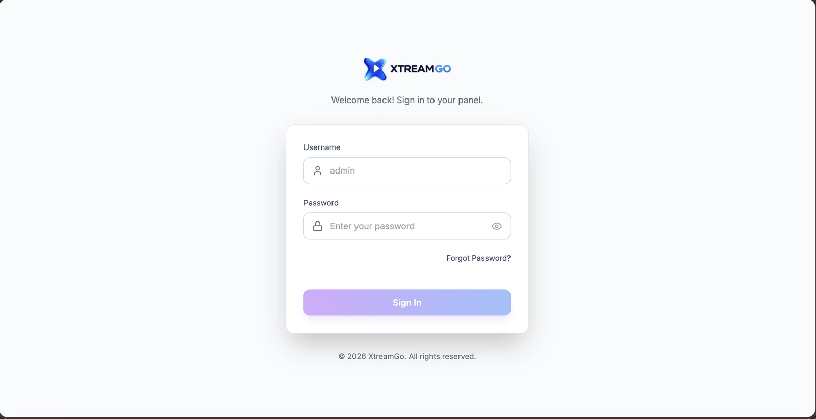 Secure, branded sign-in